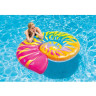 Надувной матрас-плот для плавания 157х127х25см INTEX Радужная ракушка до 100кг 58791
